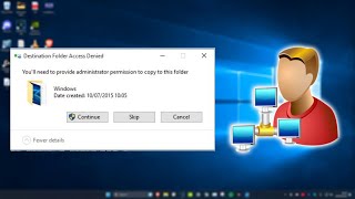 How To Fix You Need to Provide Administrator Permission to Copy This File or Folder [upl. by Nauqram]