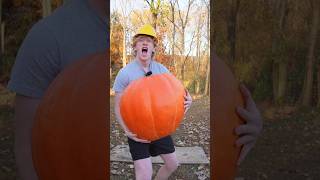 How Hard Is It To Break A Giant Pumpkin [upl. by Shirlee]