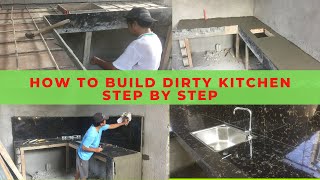 paano paggawa ng Kitchen extension  Dirty Kitchen [upl. by Ahsercal]