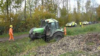 Berging wrakken dodelijk ongeval Bremerbergweg Biddinghuizen part 2 [upl. by Aihtennek626]