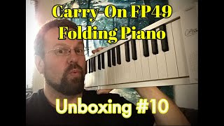 CarryOn 49Key Folding Piano  Unboxing [upl. by Annaesor608]