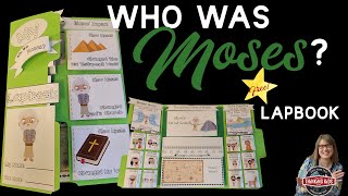 The Story of Moses  Kids FREE Biography Lapbook [upl. by Enitsuga]