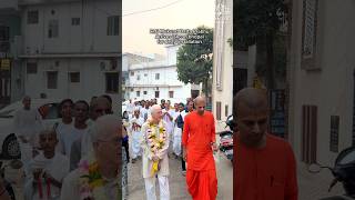 A Blessed Arrival 🙏✨ HG  Mukunda Datta at ISKCON Bhopal iskconbhopal MukundaDattaPrabhu [upl. by Bob]