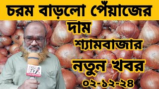 আজকে 02122024 জেনে নিন পেঁয়াজ রসুন আলুর পাইকারি দাম কত ঢাকা শ্যামবাজার l Onion amp Potato Rate [upl. by Lesley]