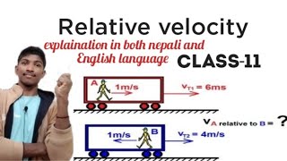 Class11 Relative velocity in two dimensions and relatives velocity of rain with respect to men P3 [upl. by Keon667]