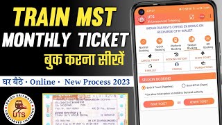 UTS App Se Monthly Ticket Book Kaise Kare  Local Train Monthly Ticket Book Kaise Kare  UTS Ticket [upl. by Willy]