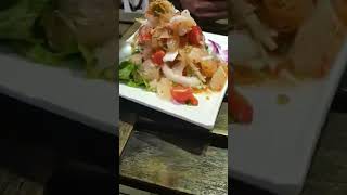 SHRIMP POMELO SALAD asmr salad satisfying food thaifood youtubeshorts shorts [upl. by Lamoree421]