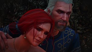 Wiedźmin 3 Triss i Geralt na balu  Kwestia życia i śmierci [upl. by Nalloh772]