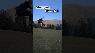 Shangarh meadow in Sainj Valley Himachal travelinspiration travel shangarh himachal bollywood [upl. by Aramanta]