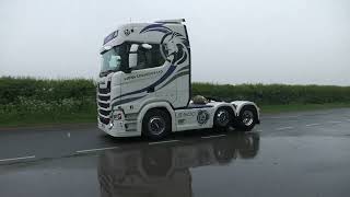 The best trucks come to the truck festival  TruckFest Lincoln  Truck Convoy [upl. by Rimisac]