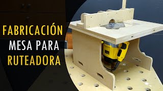 Fabricación de Mesa para Ruteadora [upl. by Ahsile]