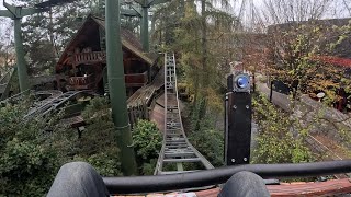 Matterhorn Blitz onride Europa Park HalloWinter 2024 [upl. by Matelda719]