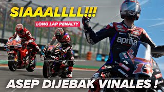 Permainan Licik  Asep Dijebak Vinales Hingga Masuk Long Lap Penalty   Career 130 MGP24 [upl. by Mungam]