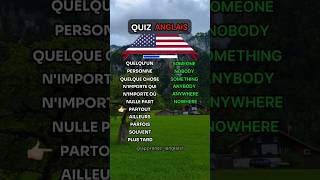 12 MOTS TRÈS UTILES EN ANGLAIS🗣️✨🇺🇸 🔑📚 quiz coursdanglais english [upl. by Leavy]