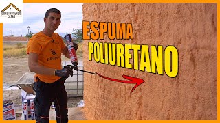 🔶 AISLAMIENTO de ESPUMA POLIURETANO PROYECTADO 🔶 Tipos de aplicaciones y usos [upl. by Veradia536]