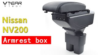 How to install Vtear for Nissan NV200 armrest 2010 2011 2012 2013 2014 2015 2016 2017 [upl. by Dickson767]