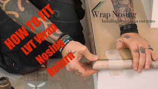 How To Fit The Ali Wrap Nosing for LVT on a Return [upl. by Bicknell301]