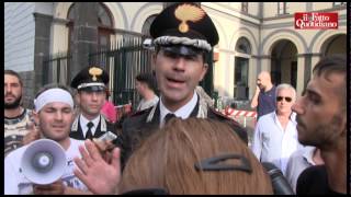 Bifolco Comandante Carabinieri Mi tolgo il cappello ma No ai muro contro muro [upl. by Kimmie641]