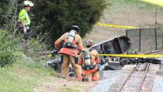 Miniature train accident at Cleveland Park [upl. by Edniya744]