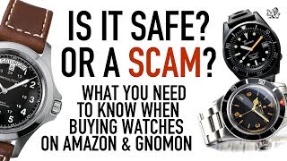 Is Buying Watches Online From Amazon amp Gnomon Safe Are They Legit  GIAJ3 [upl. by Orlov]