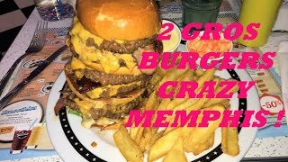 2 GROS BURGERS CRAZY MEMPHIS [upl. by Noslien]