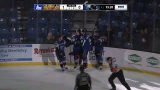 Ēriks Mateiko Goal vs Victoriaville Tigres 12102024  QMJHL [upl. by Eralcyram]