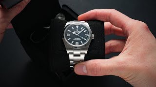 Budget Watch Expert Tries ROLEX For The First Time Rolex Explorer Unboxing [upl. by Nyliram]