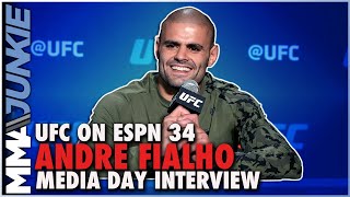 Andre Fialho seeks better performance after shortnotice debut loss  UFC on ESPN 34 [upl. by Edualcnaej]