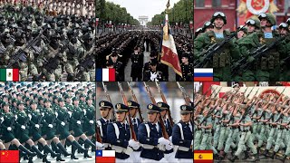 15 Desfiles Militares Más IMPRESIONANTES Del Mundo [upl. by Adoree971]