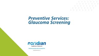 Preventive Services Glaucoma Screening [upl. by Kale]