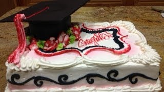 Graduation Cake  Cake Decorating [upl. by Evita603]