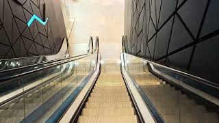 Estonia Tallinn Nautica Keskus Shopping Mall 1X escalator [upl. by Htidra6]