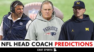 NFL Head Coach Predictions Who Will Falcons Chargers Seahawks Raiders Commanders amp Titans Hire [upl. by Rosenkrantz582]