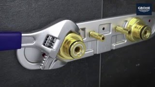 Как просто установить душевую систему GROHE Rainshower Smart Control [upl. by Assirroc]