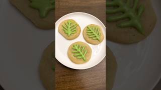 Palm Branch Cookies 🍪🌿  Palm Sunday Dessert Recipe palmsunday easterrecipes [upl. by Sisenej339]