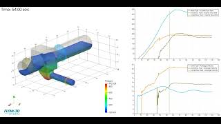 Combined Sewer Overflow Structure  FLOW3D HYDRO [upl. by Pallas]