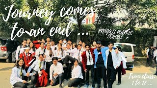 Journey comes to an endPragati Public School [upl. by Akeim]