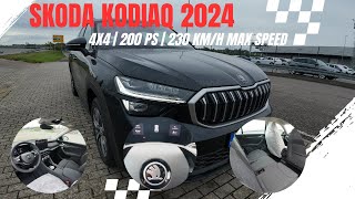 Skoda Kodiaq 2024  POV Drive  4x4  200 PS  230 kmh max Speed [upl. by Artekal]