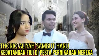 THORIQ DAN ALIYAH SAMBUT HARU FUJI DIPESTA PERNIKAHAN MEREKA [upl. by Siednarb]