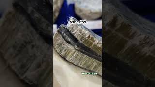 Asbestos shorts minerals geology asbestos geologist rocks youtube viralvideo wowgeology [upl. by Arebma]