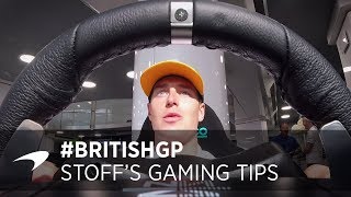 F1 Driver Stoffel Vandoornes Gaming Tips [upl. by Cadman]