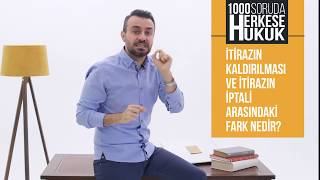 İcrada İtirazın Kaldırılması ve İtirazın İptali Arasındaki Fark Nedir I Herkese Hukuk [upl. by Burnight]