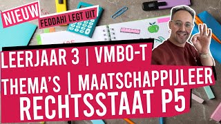 RECHTSSTAAT paragraaf 5 VERSIE 20242025  VMBOT  MAATSCHAPPIJLEER [upl. by Anah]