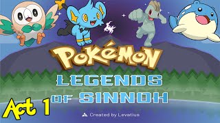 Pokemon Fan Game  Legends Of Sinnoh Act 1  Tabletop Simulator [upl. by Ranzini157]