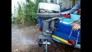 SUZUKI OUTBOARD  30 HP STARTING [upl. by Holub]