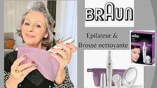 Épilation du visage🌟 Top 2021 Braun ☞ Eplilateur amp Brosse Nettoyante [upl. by Taam]