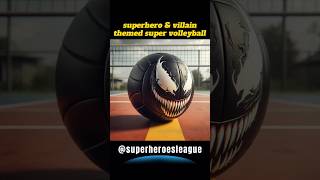 superhero amp villain themed super volleyball 💥 Avengers Marvel Character shorts marvel viralshorts [upl. by Hsaniva]