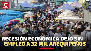 Arequipa Recesión deja sin empleo a 32 mil ciudadanos [upl. by Inavihs]