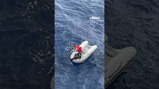 Un bateau de plaisance en feu ses six passagers sauvés par un navire Corsica Ferries [upl. by Einnek]