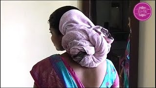 How to Dry Long Hair Using Towel  Quick Hair Drying Method By Towel Traditional Hair Drying Method [upl. by Yeliw994]